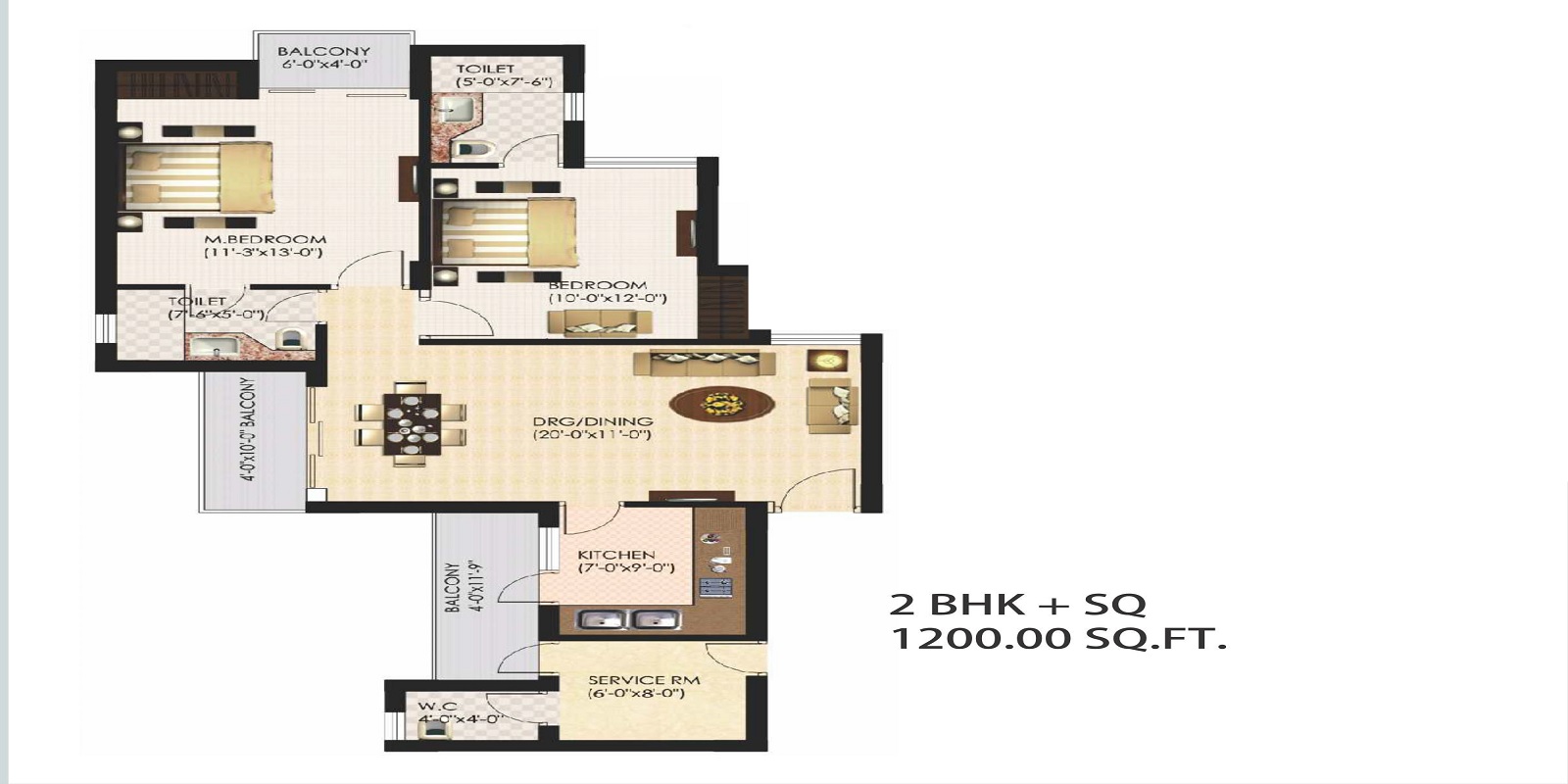 Urbtech Xaviers — floor plan 3