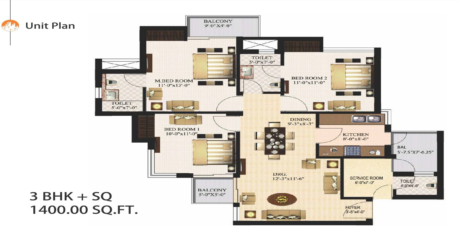 Urbtech Xaviers — floor plan 4