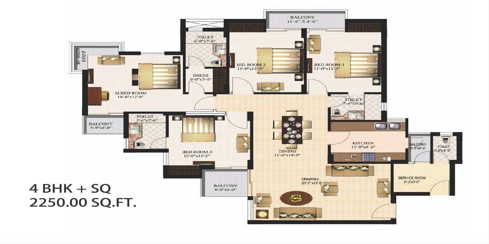 Urbtech Xaviers — floor plan 5