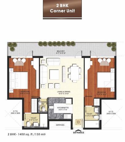 Unnati Suites — floor plan 2