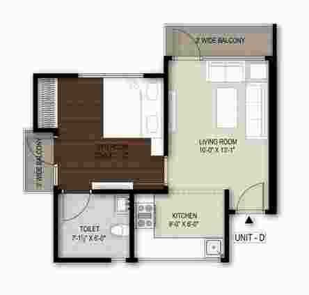 Krishna Cocus Homes — floor plan 1