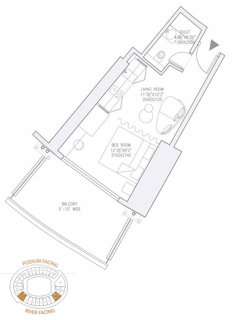 Supertech Supernova Spira Suites — floor plan 2
