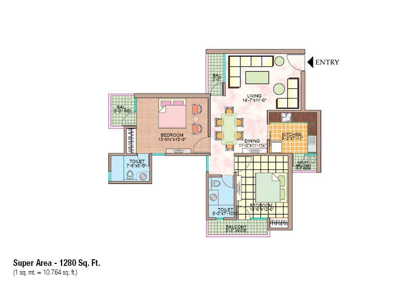 Marvel Homes — floor plan 1