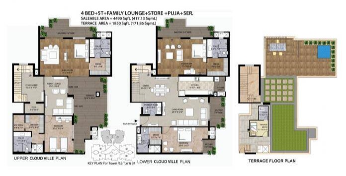 Amrapali Cloud Ville — floor plan 5