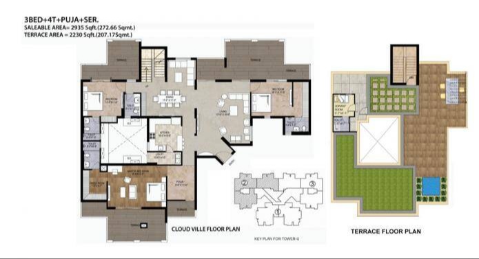 Amrapali Cloud Ville — floor plan 3