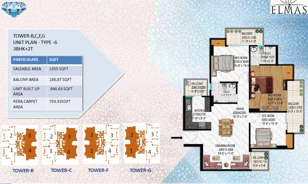 Sublime Spring Elmas — floor plan 1