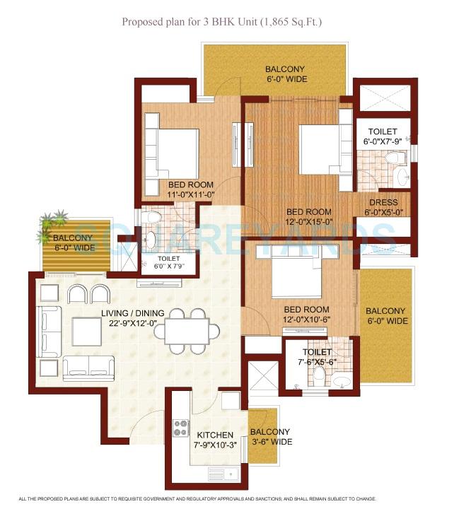 Krrish Florence Estate — floor plan 1