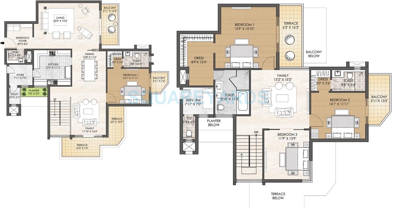 Adani M2K Oyster Grande — floor plan 12