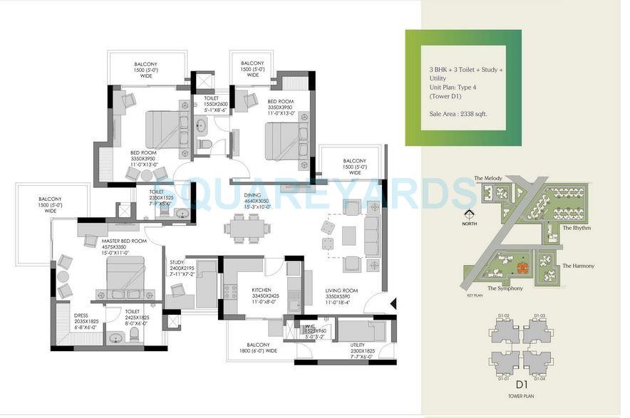 Experion The Heart Song — floor plan 3