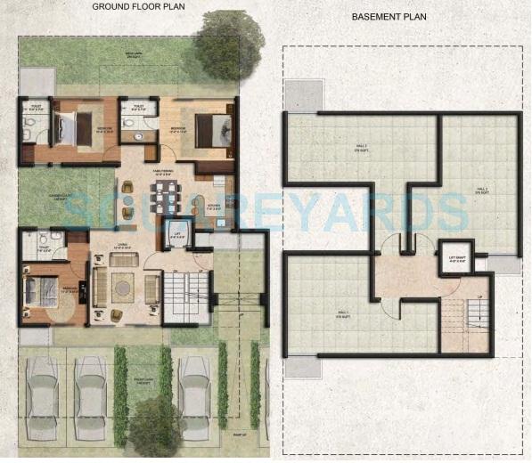 BPTP Amstoria Country Floor — floor plan 1