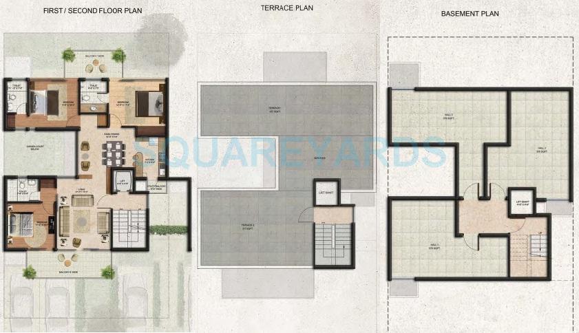 BPTP Amstoria Country Floor — floor plan 2