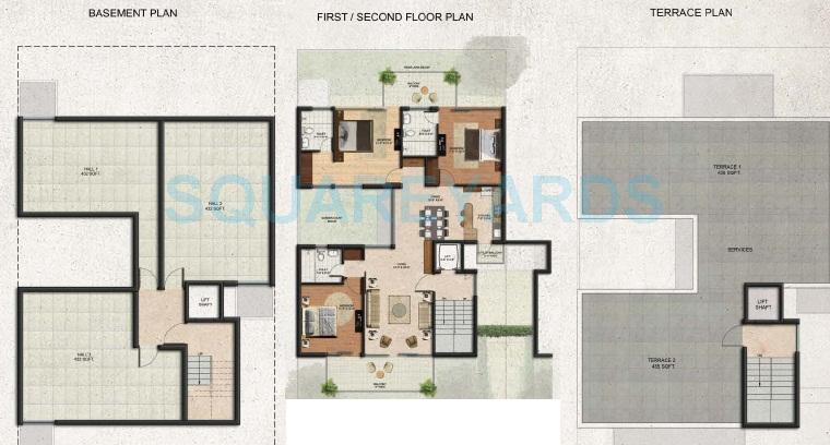BPTP Amstoria Country Floor — floor plan 4