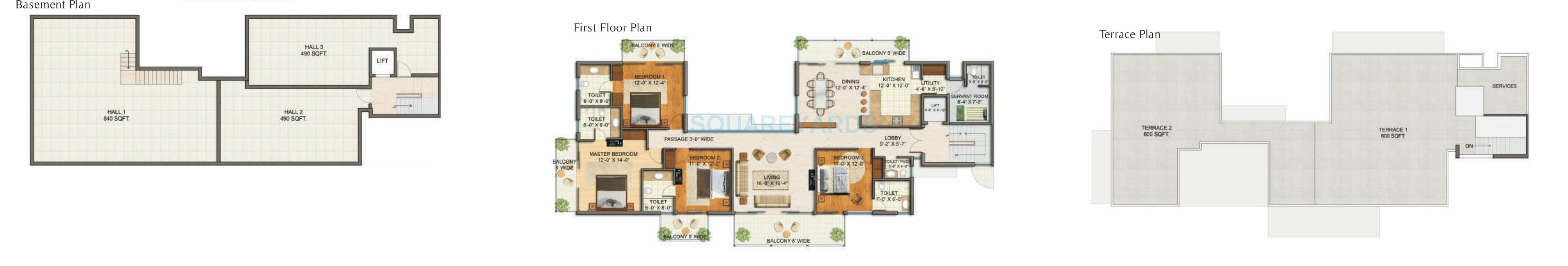 BPTP Amstoria Country Floor — floor plan 5