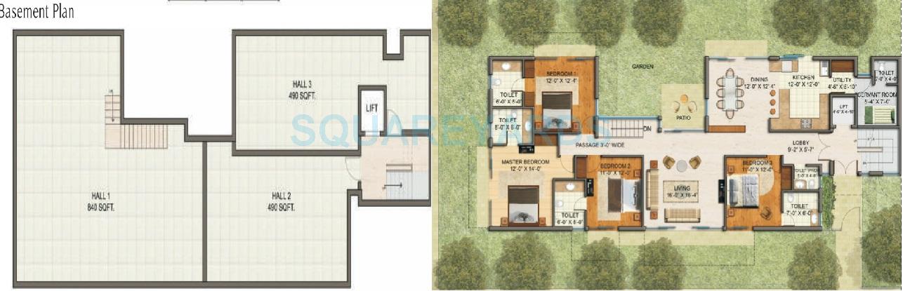 BPTP Amstoria Country Floor — floor plan 6