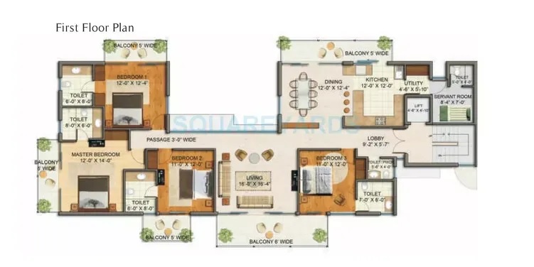 BPTP Amstoria Country Floor — floor plan 9