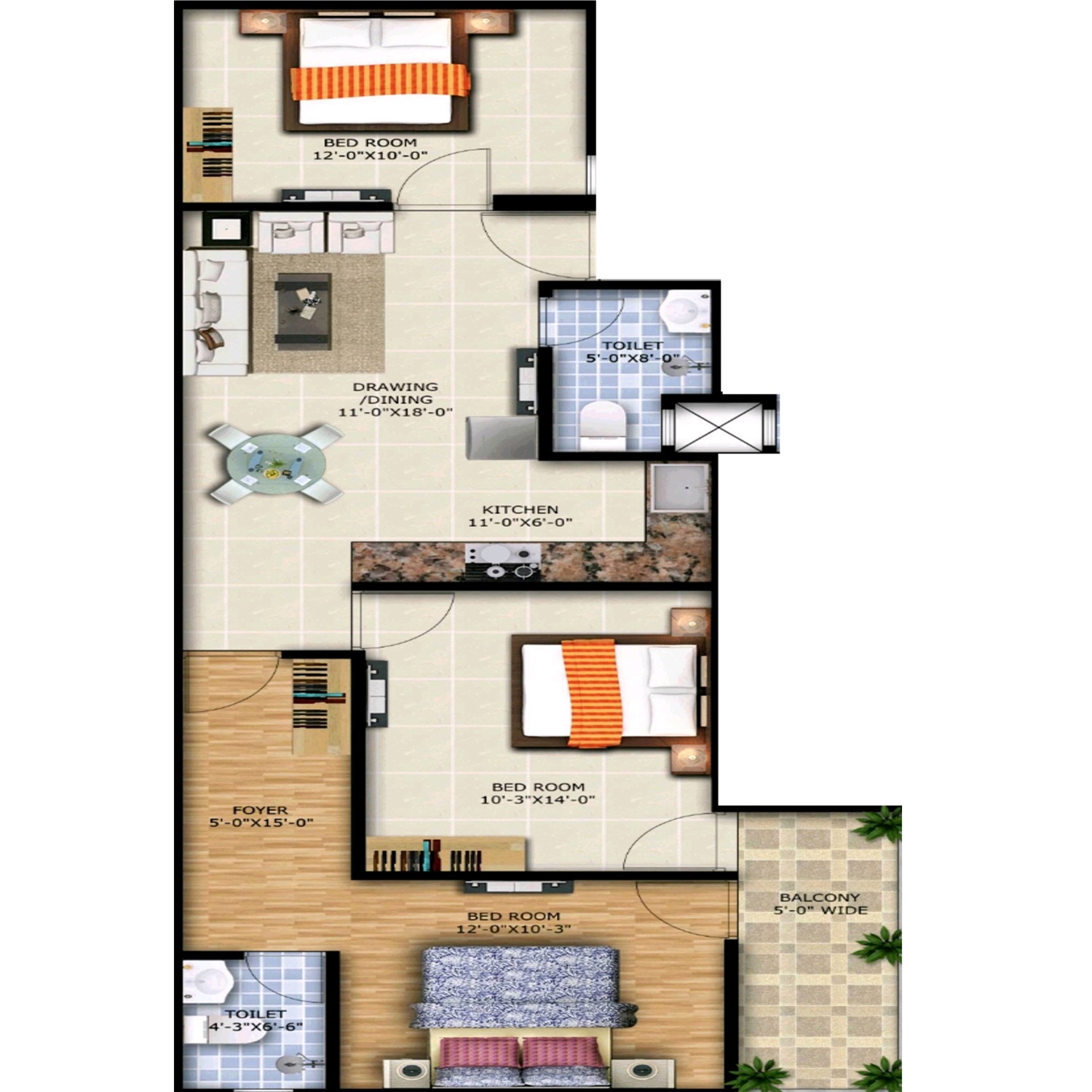 Vihaan Floors — floor plan 2