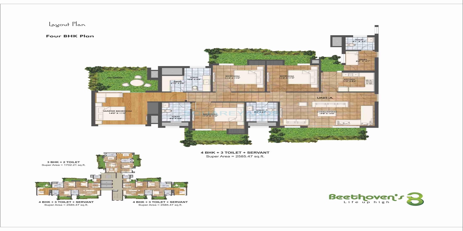 Agrante Beethovens 8 — floor plan 1