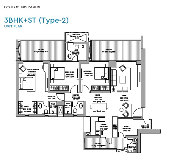 Godrej Tropical Isle — floor plan 3