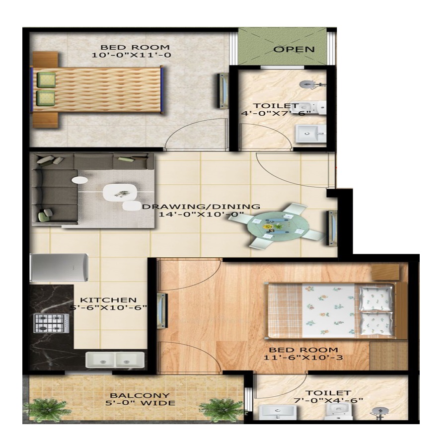 Trinity Grand — floor plan 1
