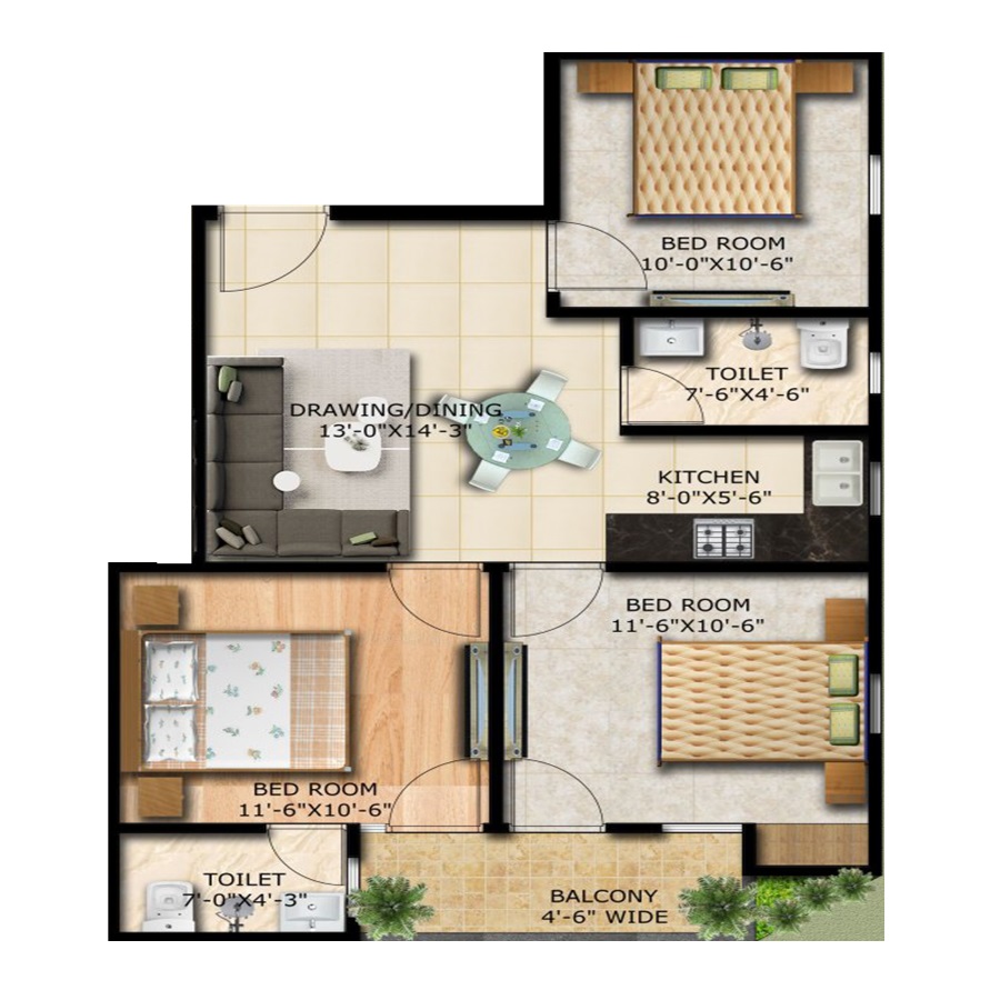 Trinity Grand — floor plan 2