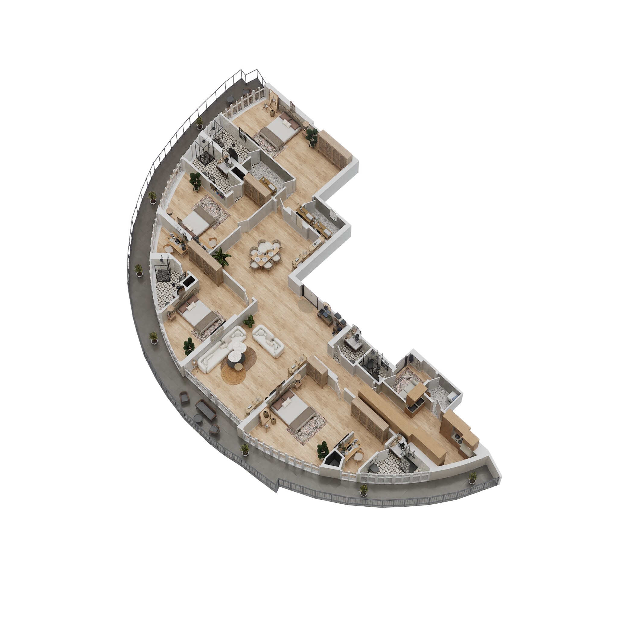 Gaurs Trecento Residences — floor plan 2