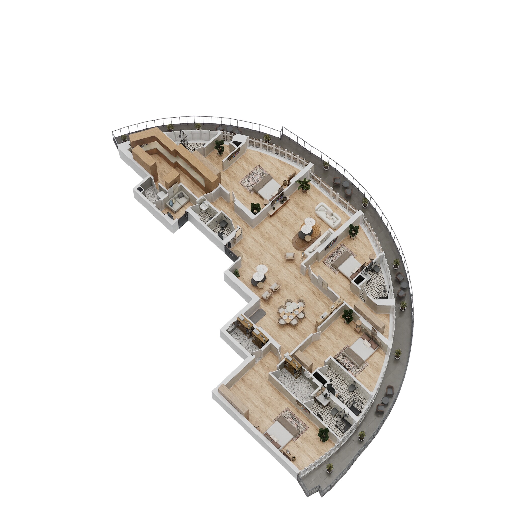 Gaurs Trecento Residences — floor plan 4