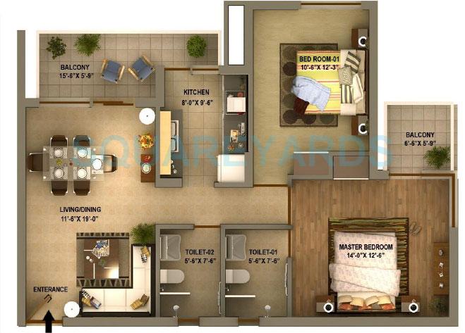 Sidhartha Estella — floor plan 1