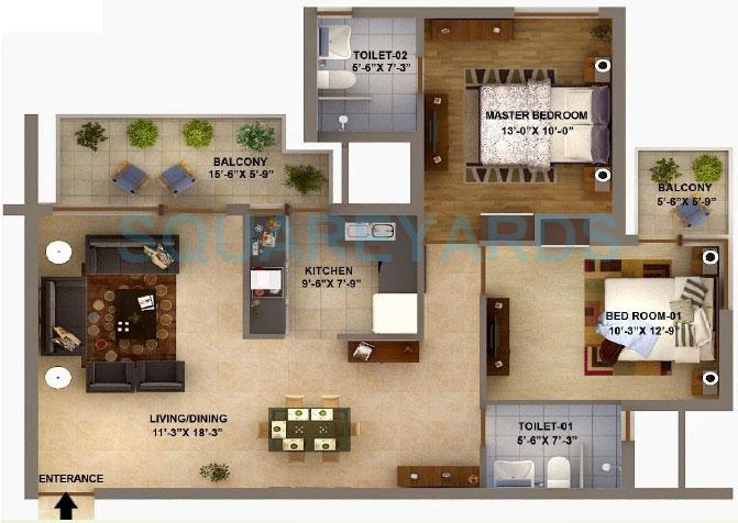 Sidhartha Estella — floor plan 3