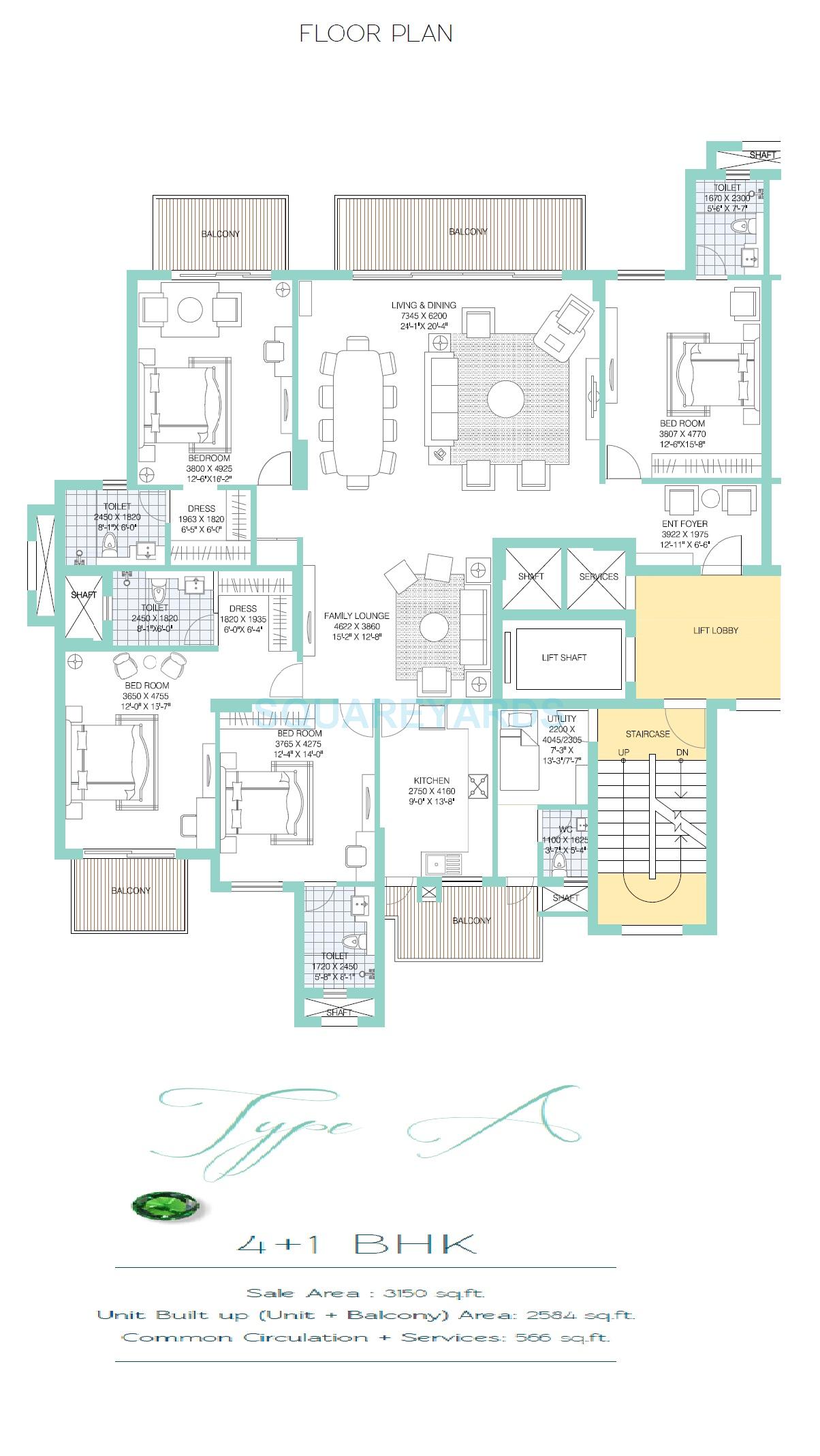 ATS Tourmaline — floor plan 4