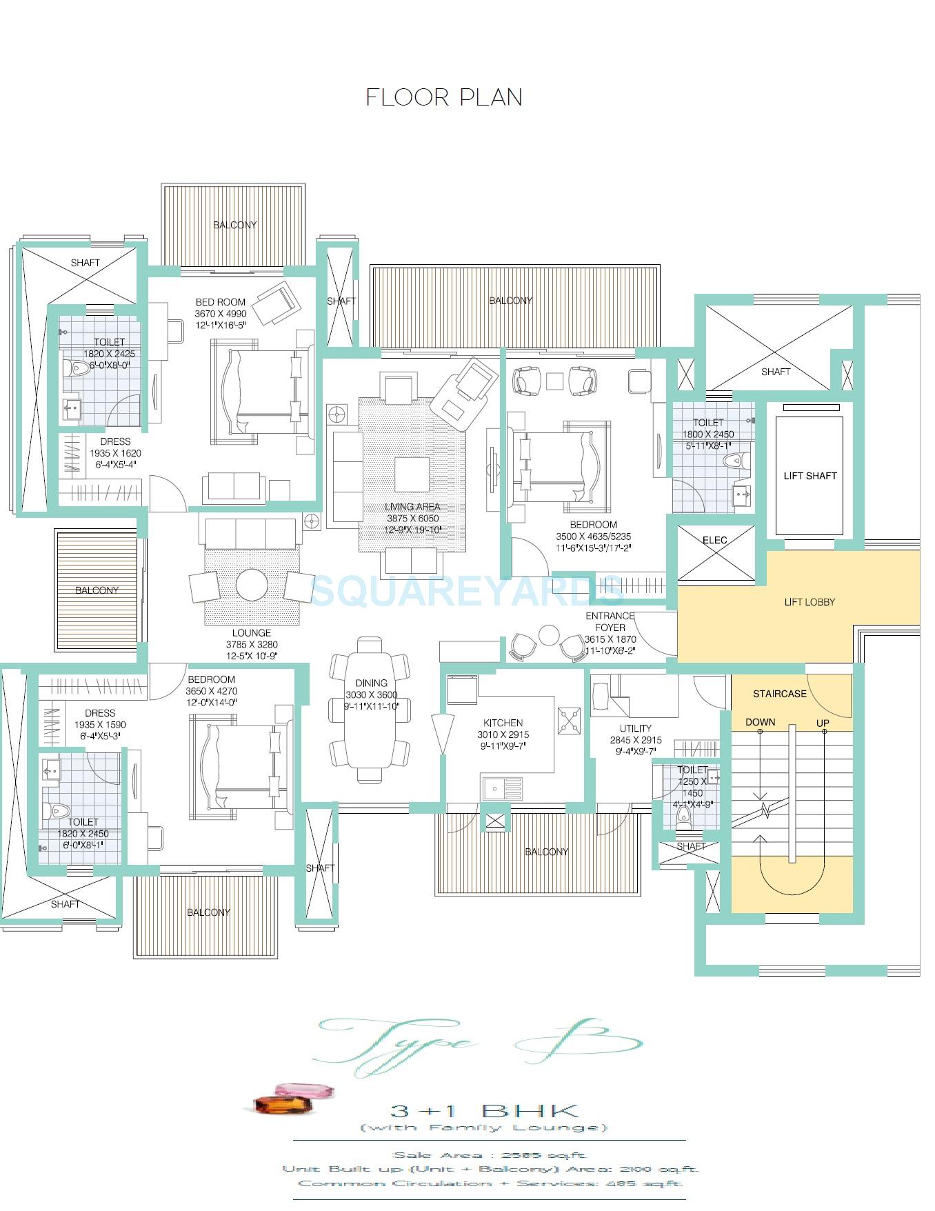 ATS Tourmaline — floor plan 1