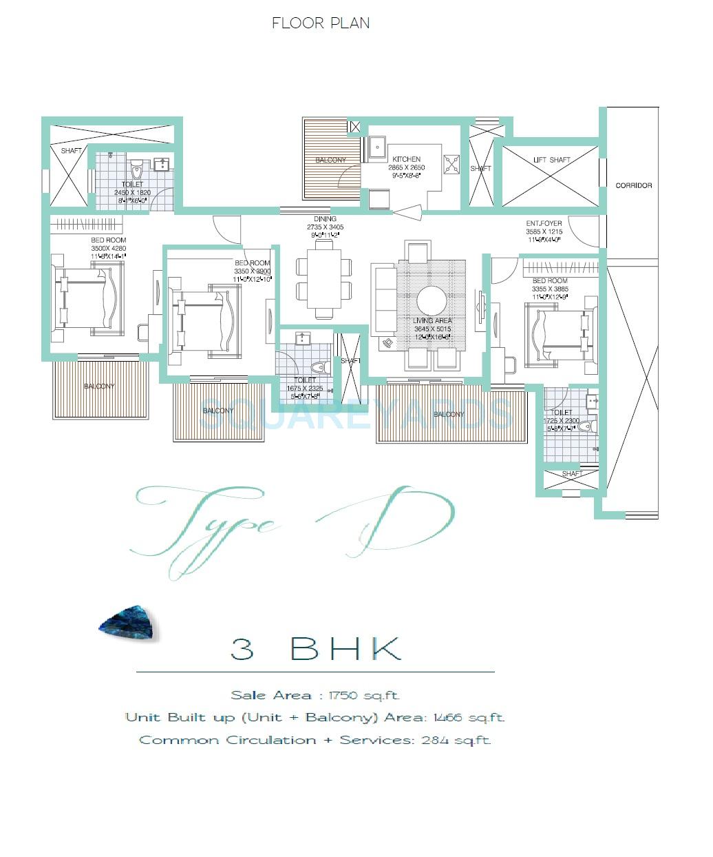 ATS Tourmaline — floor plan 3