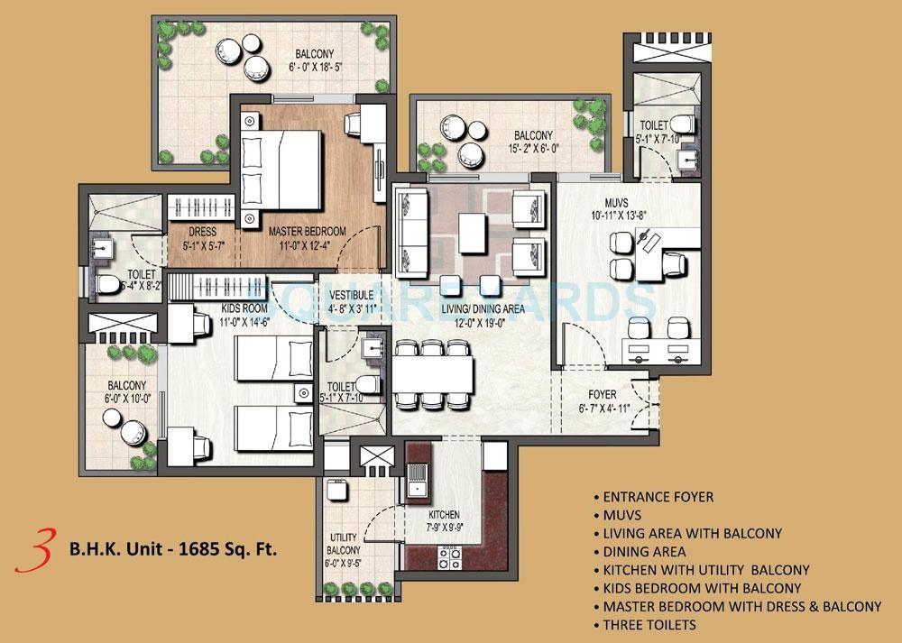 Assotech Blith — floor plan 2