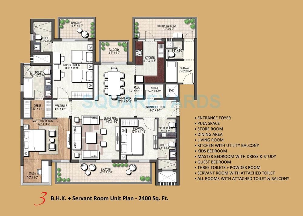 Assotech Blith — floor plan 3