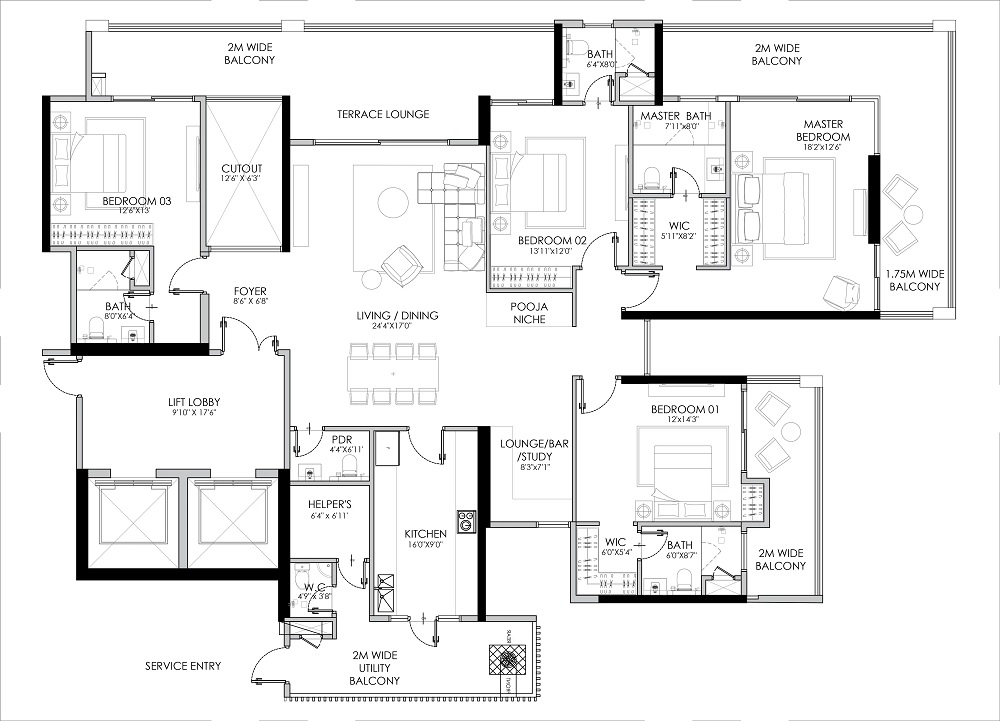 Tarc Kailasa — floor plan 5