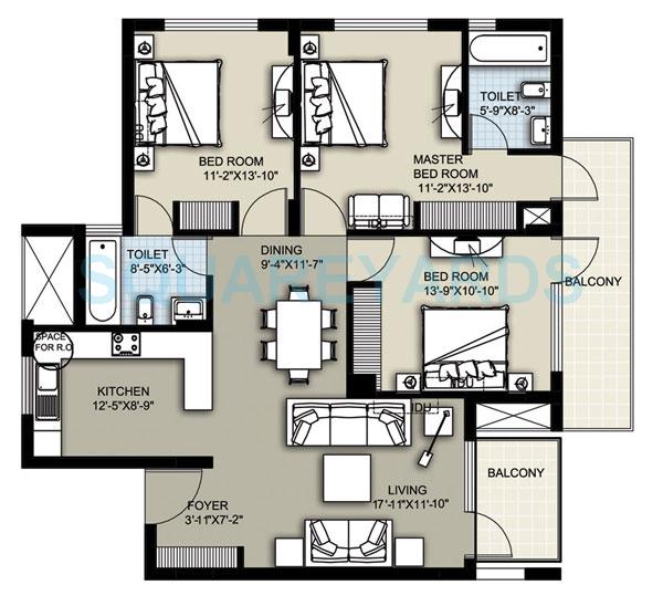 Raheja Atharva — floor plan 5