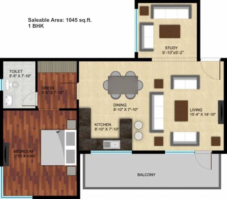 Raheja Atharva — floor plan 1