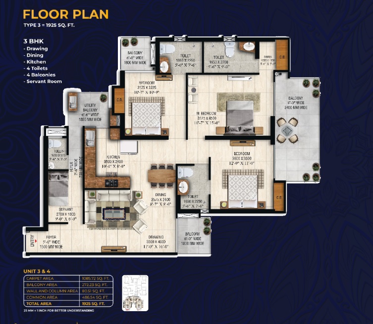 Irish Platinum — floor plan 1