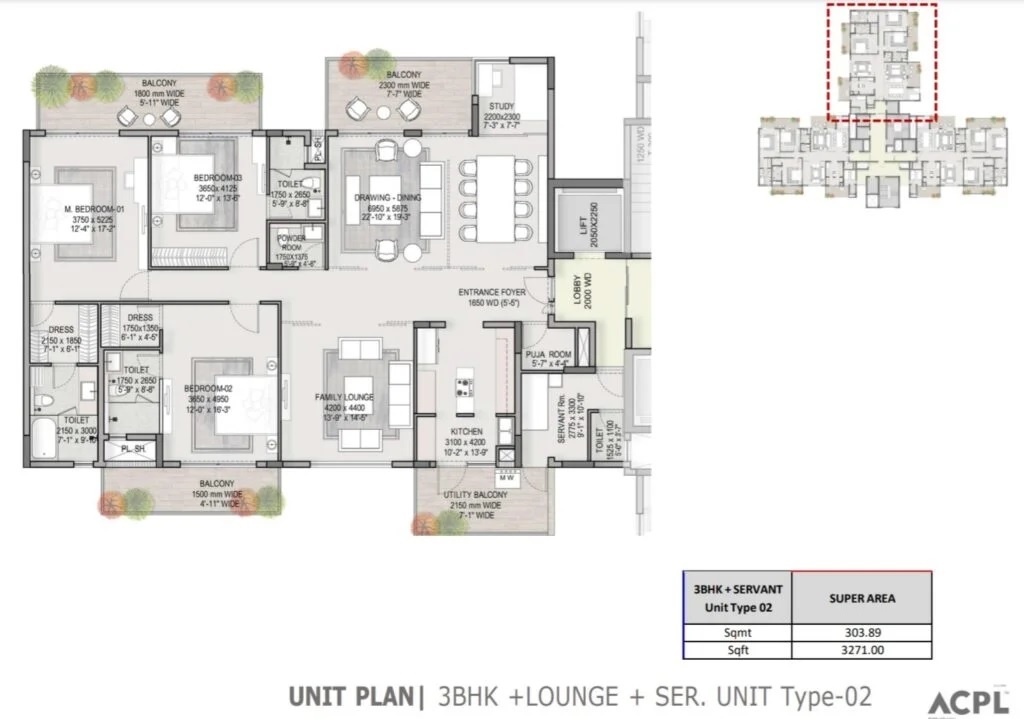Omnis The Elysium — floor plan 2
