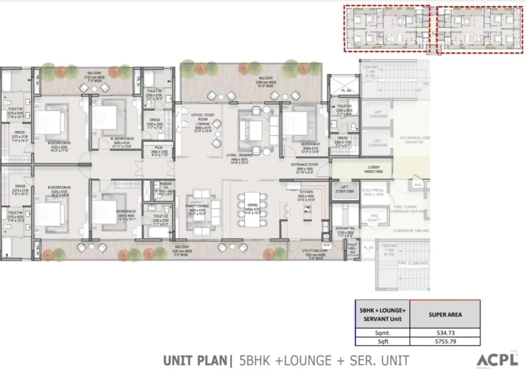 Omnis The Elysium — floor plan 4