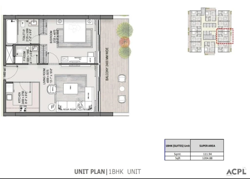 Omnis The Elysium — floor plan 1