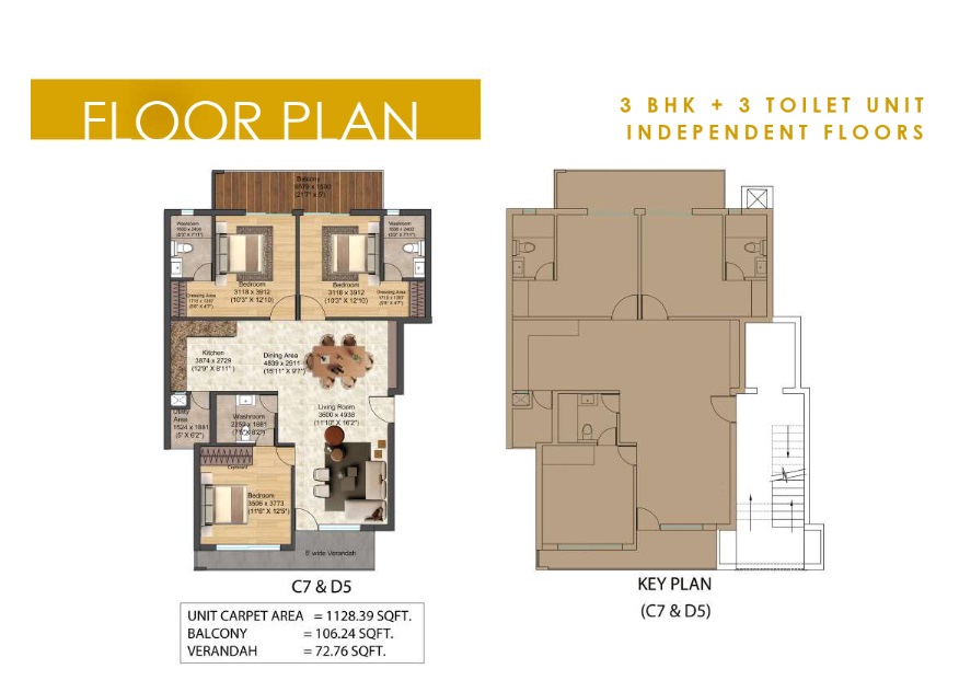 Nimbus The Palm Village — floor plan 3