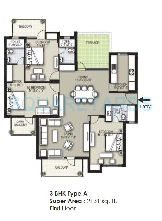 Raheja Shilas Independent Floors — floor plan 2