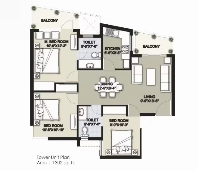 Raheja Shilas Independent Floors — floor plan 4