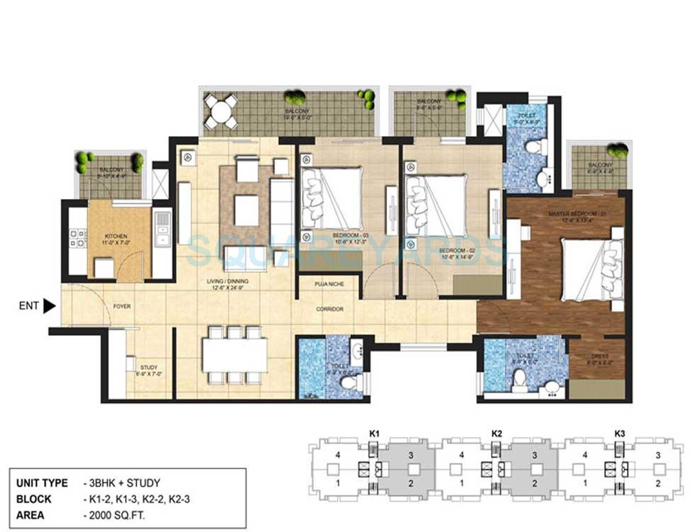 Indiabulls Centrum Park — floor plan 9