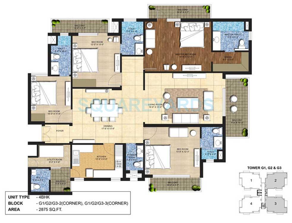 Indiabulls Centrum Park — floor plan 10