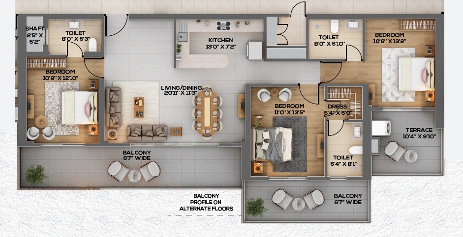 Meru East Avenue — floor plan 2