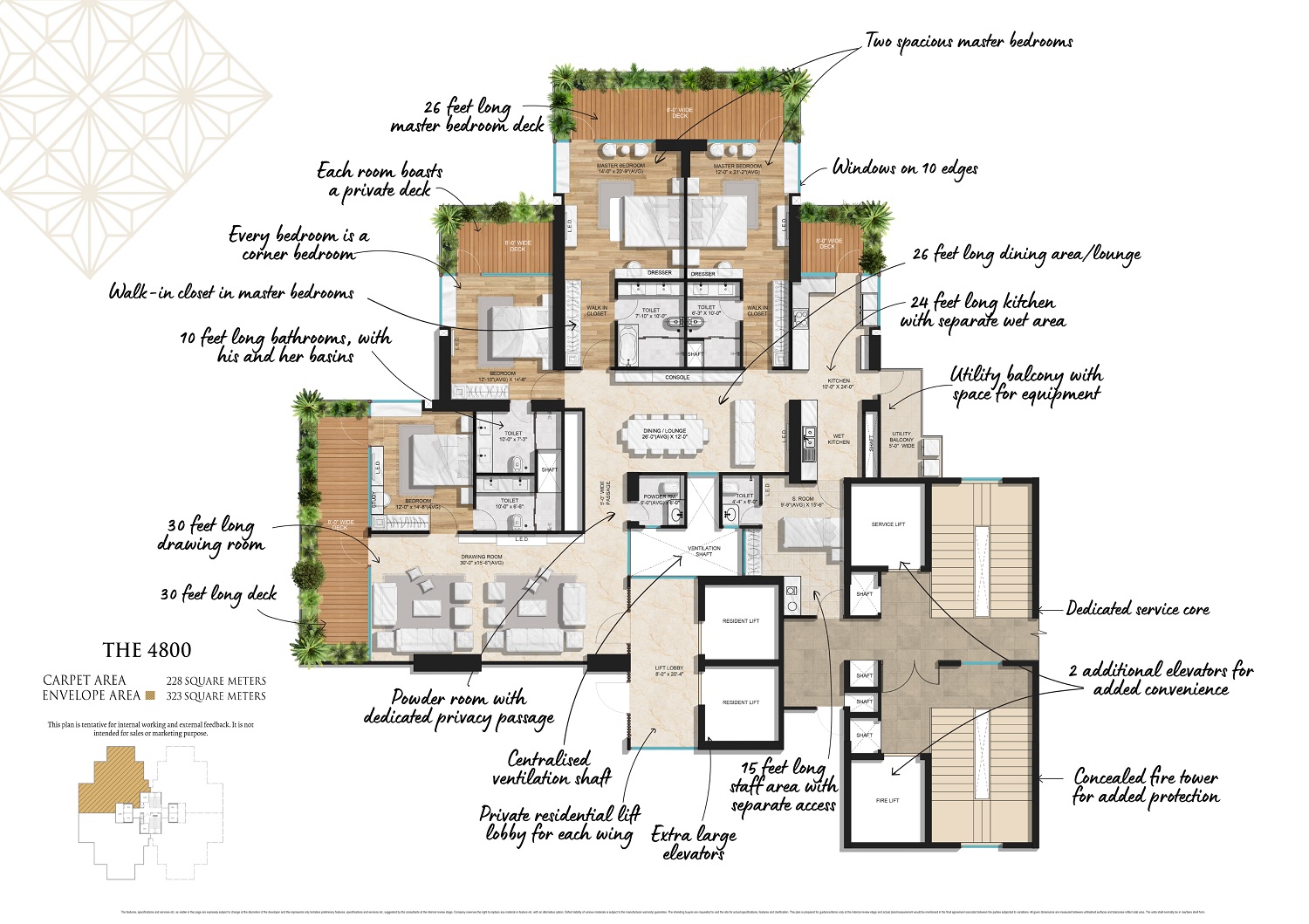 Dasnac Westminster — floor plan 1