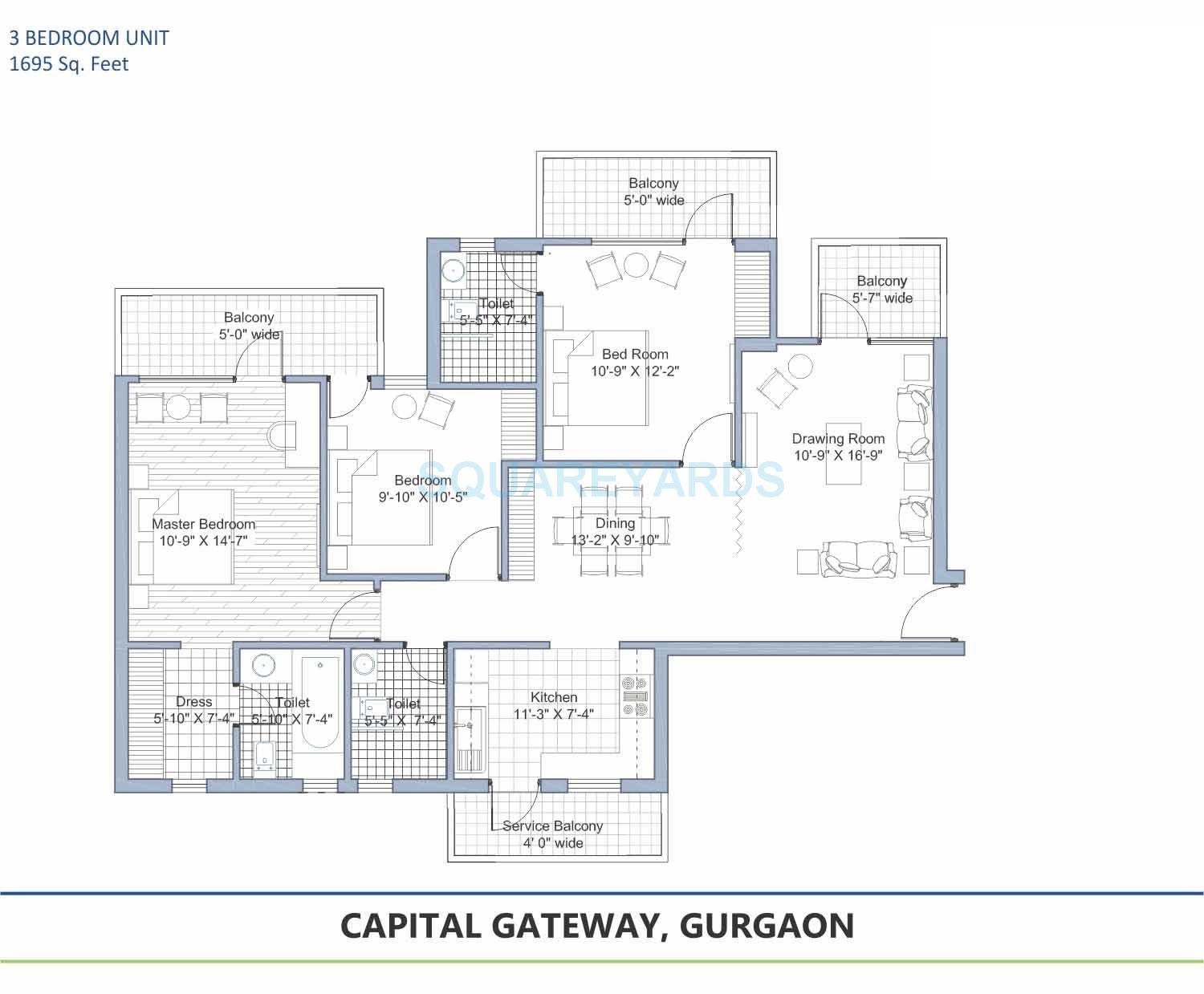 Tashee Capital Gateway — floor plan 3