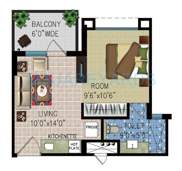 Eminence Kimberly Suites — floor plan 1