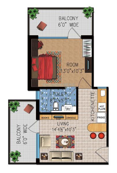 Eminence Kimberly Suites — floor plan 2